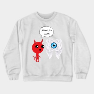 Devil and angel Crewneck Sweatshirt